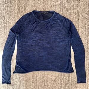 Rag & Bone Women's Camden Long Sleeve Color Block Signature Jersey Shirt XS